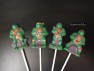 370sp TMNT Turtles II Chocolate Candy Lollipop Mold
